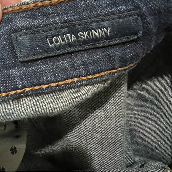 Lucky Brand 2 Lolita Dark Wash Raw Hem Ankle Skinny Jeans Y6 - Picture 5 of 6